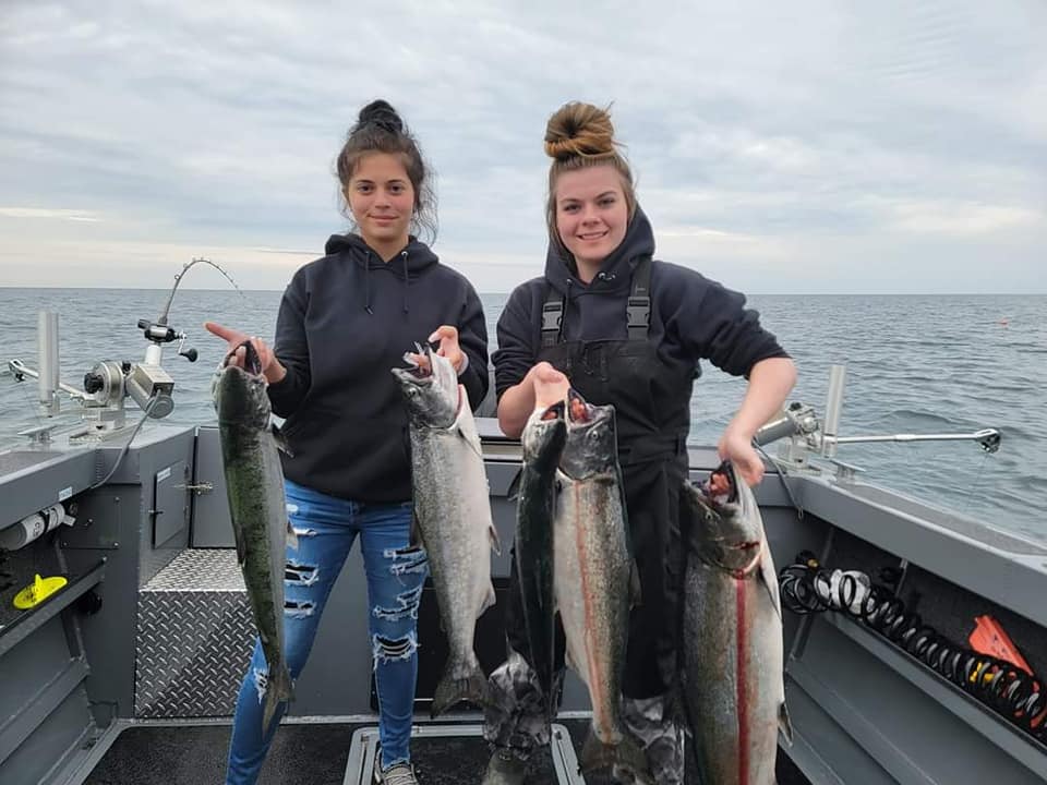 Three great barracuda fish caught in MI while fishing