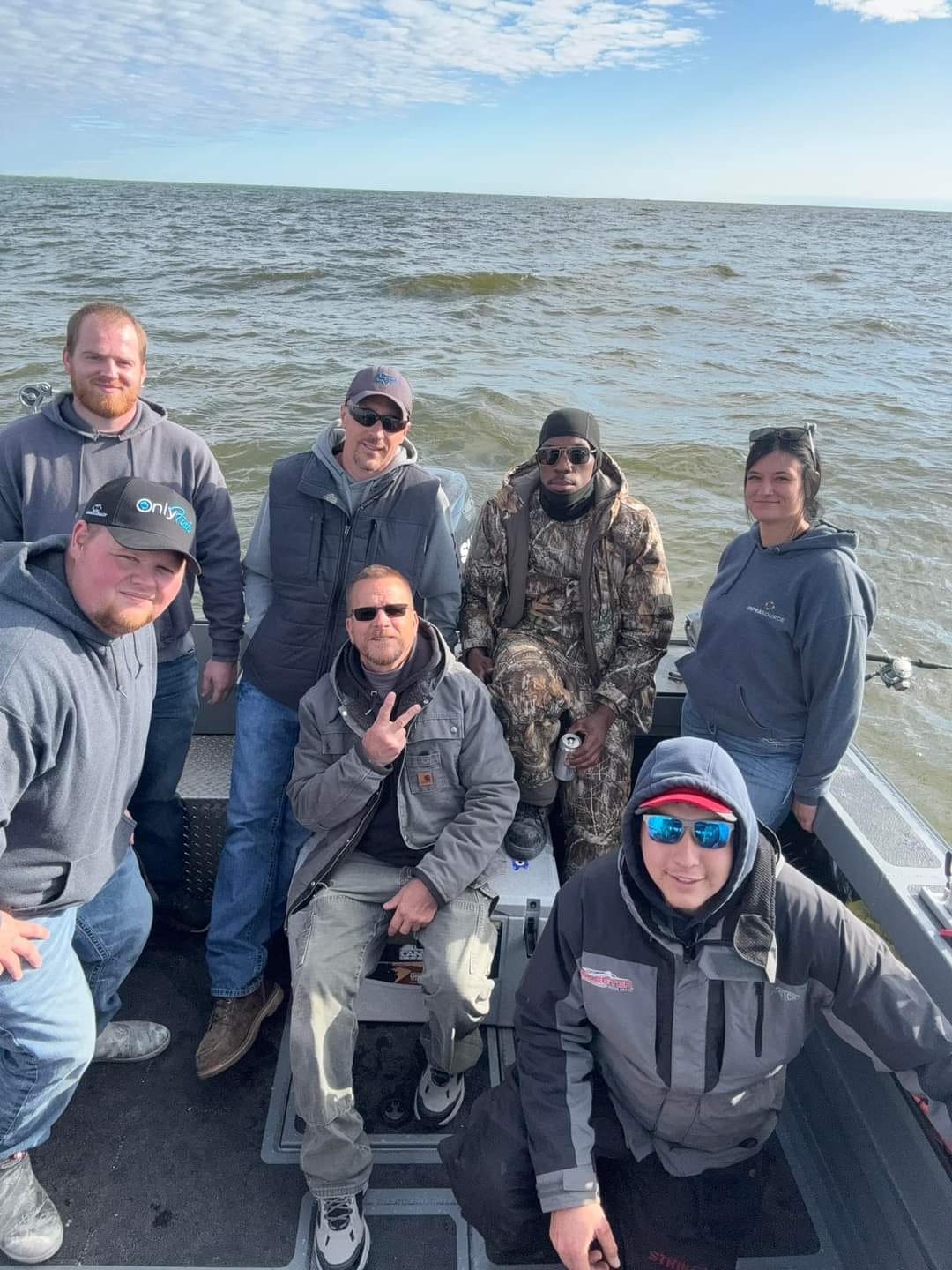 7 people fishing in MI