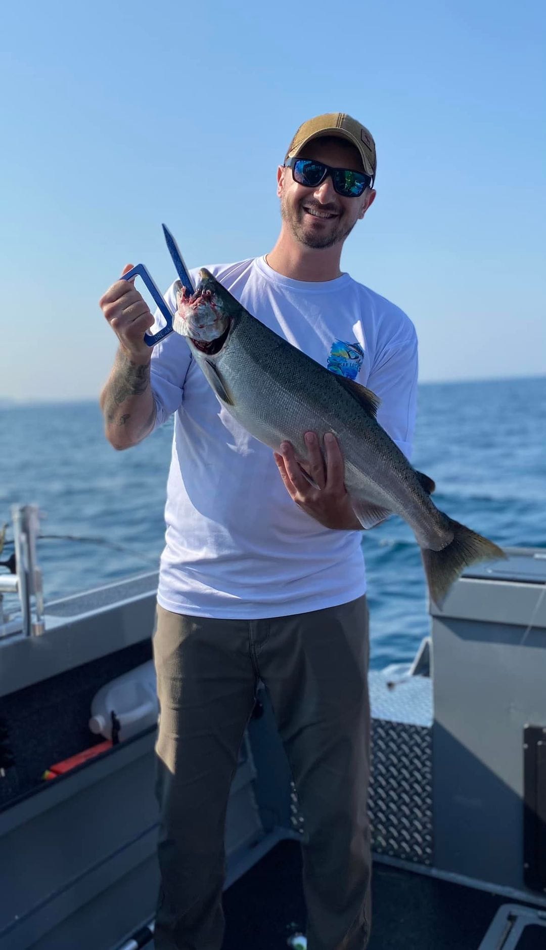 One fishing solo in MI