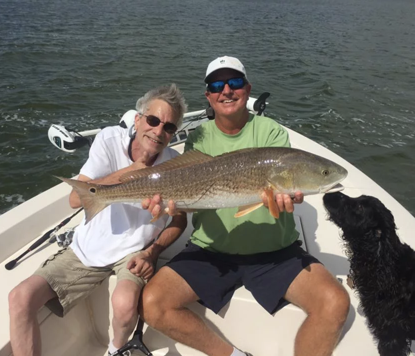 A large redfish caught in Corpus Christi