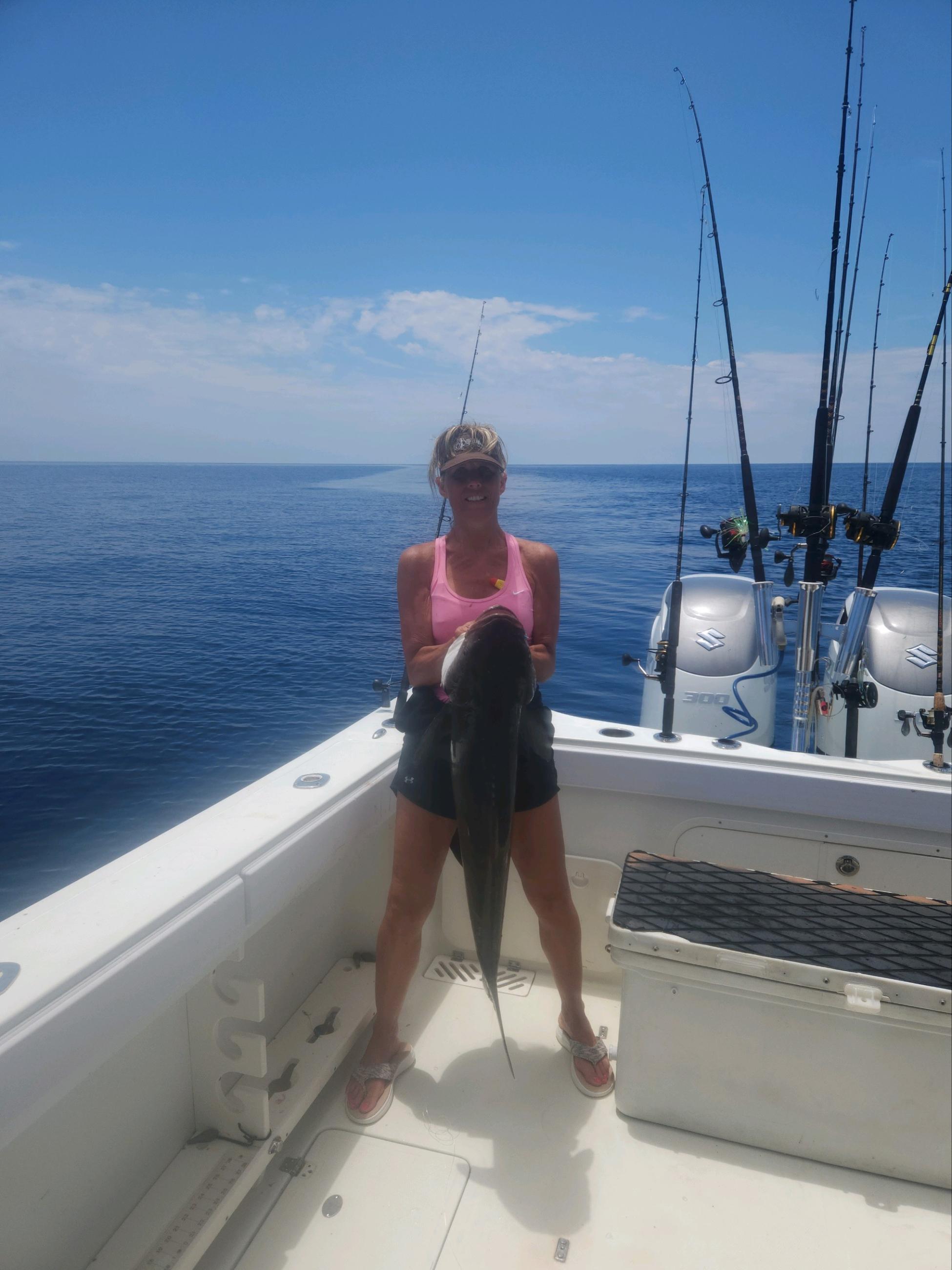 A lone angler fishing in Destin
