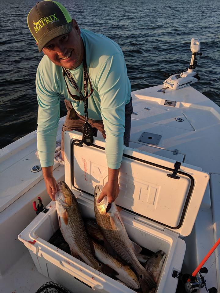 Two fish caught while ocean fishing in Ocean Springs
