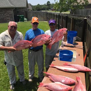 Three people fishing in Mississippi