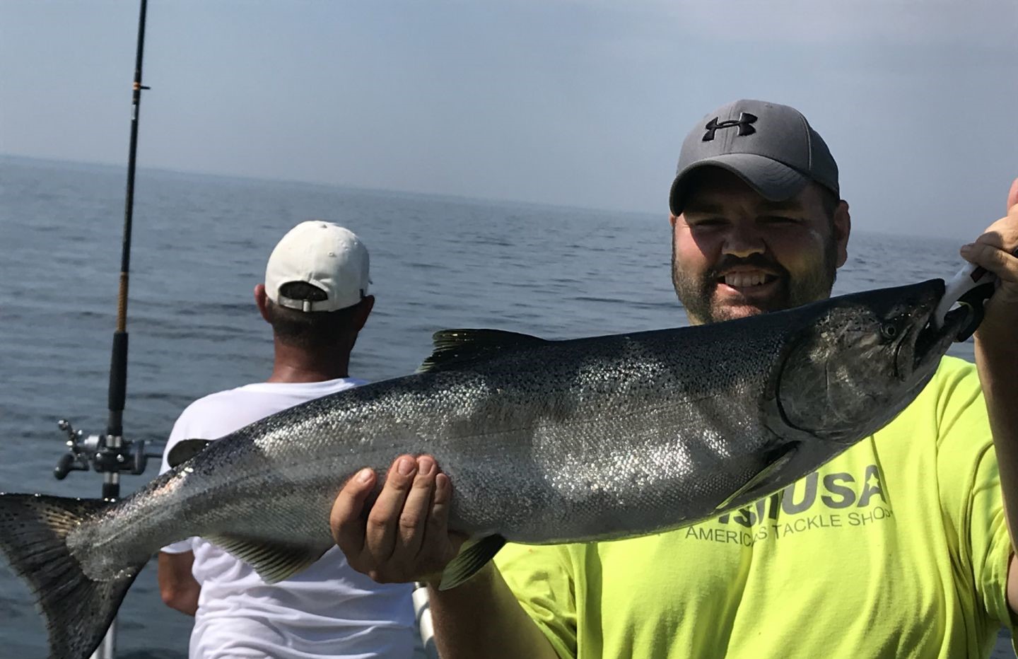 Chinook salmon caught while fishing in Burt NY