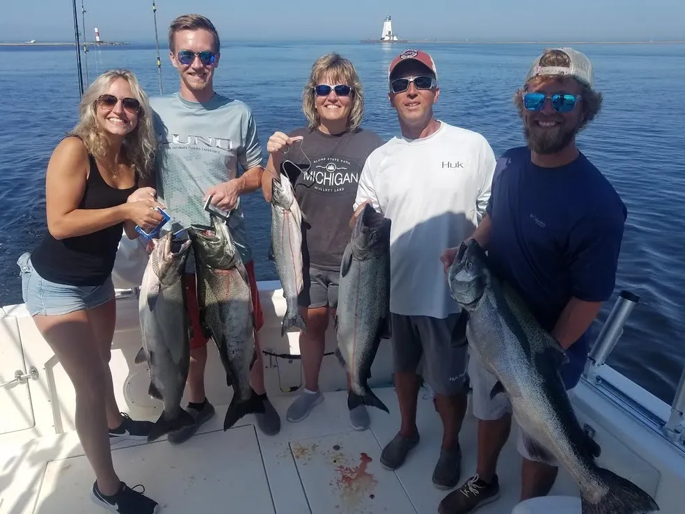 5 big fish caught while fishing in Michigan 49431