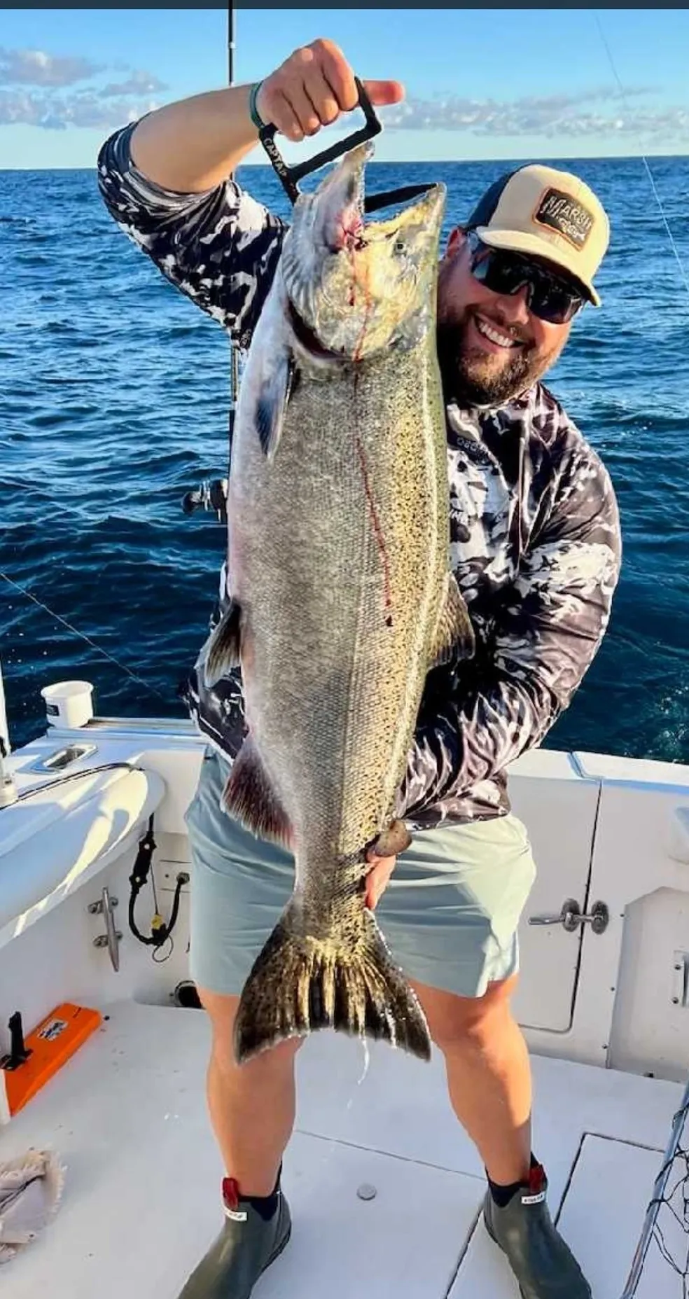 Big 30-inch fish caught while fishing in MICHIGAN 49431