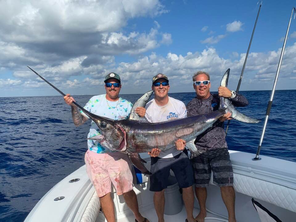 Anglers enjoying a fishing trip in Florida