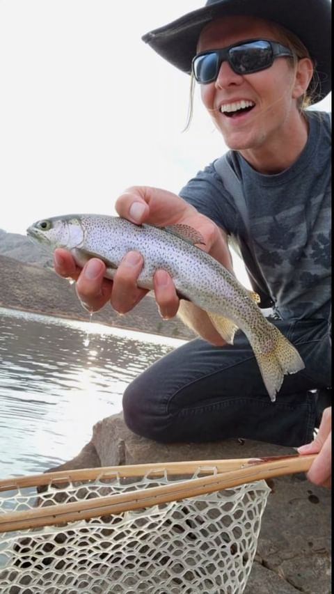 Coho Salmon caught in Berthoud