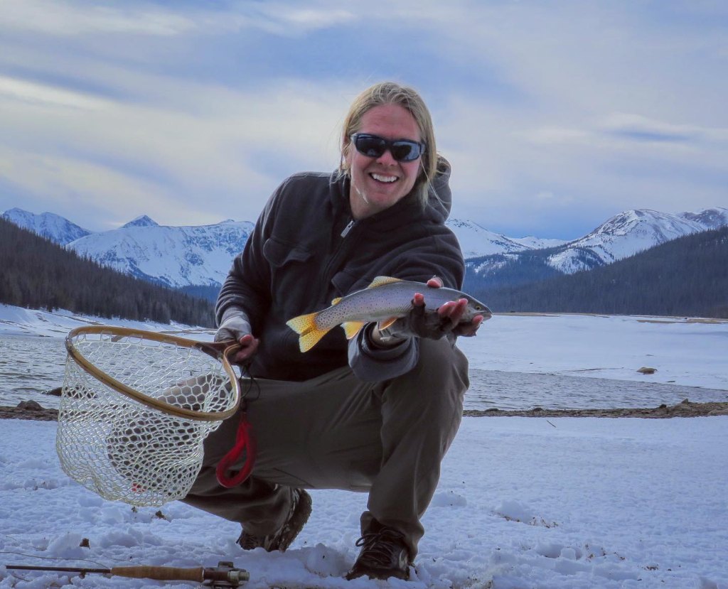 A single 12-inch fish being caught in Colorado