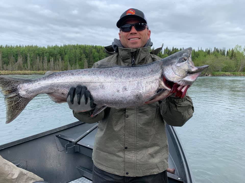 Rainbow trout caught fishing in Soldotna
