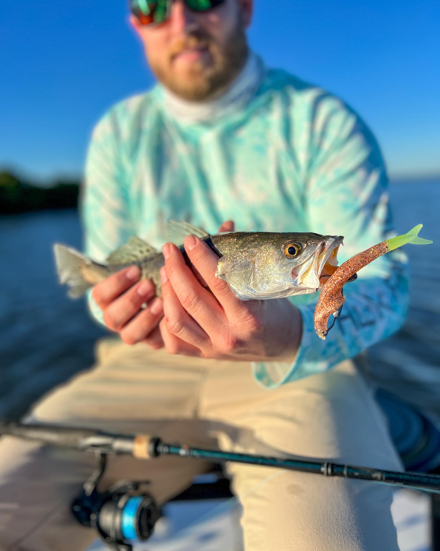 A fisherman's catch in Oak Hill