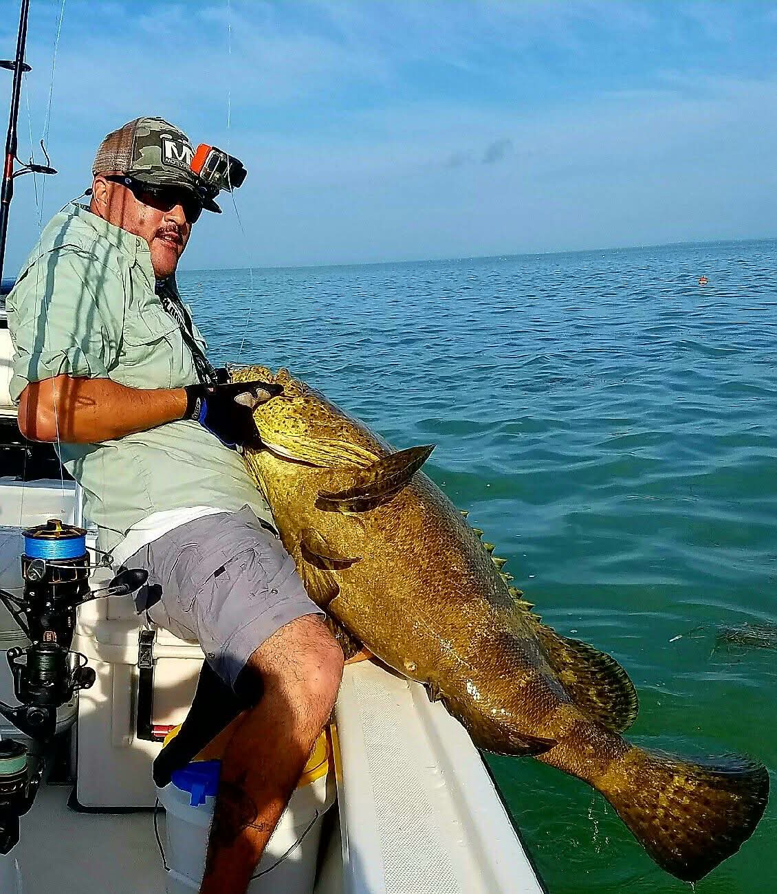 Single angler fishing in Florida