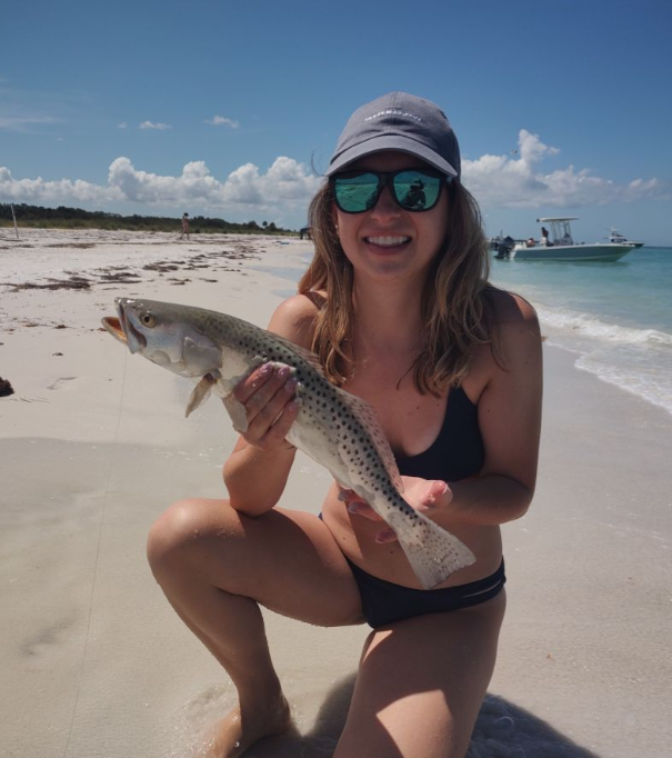 Angler with a 14-inch fish in Belleair Bluffs