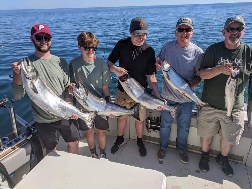 5 fish caught in NY