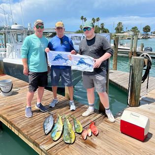 Three people fishing in FL