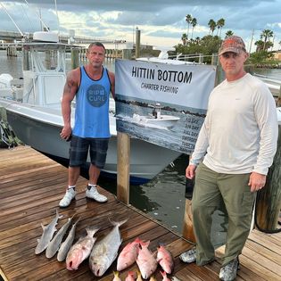 Two people fishing in Florida