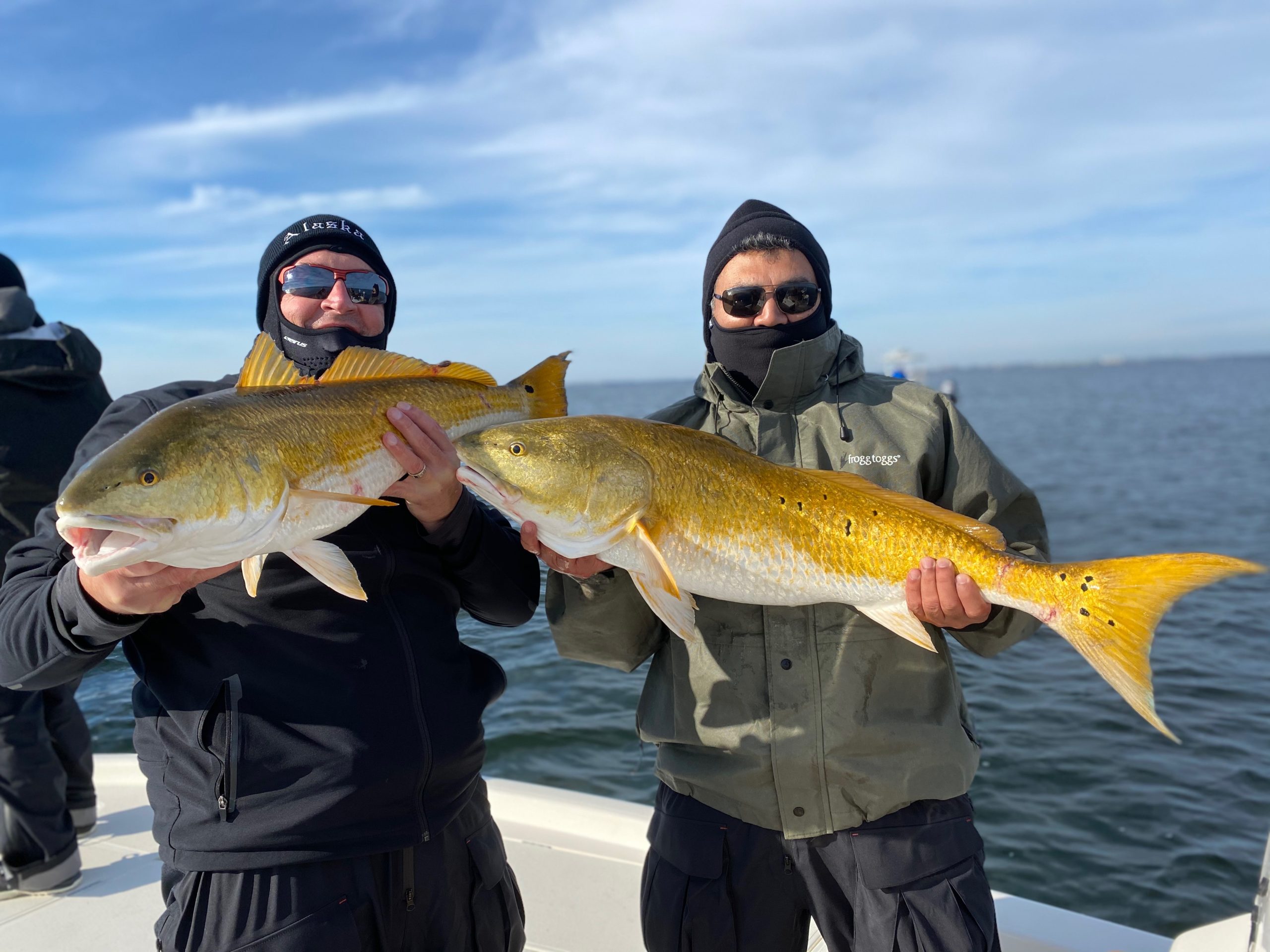 Two redfish caught in Pensacola