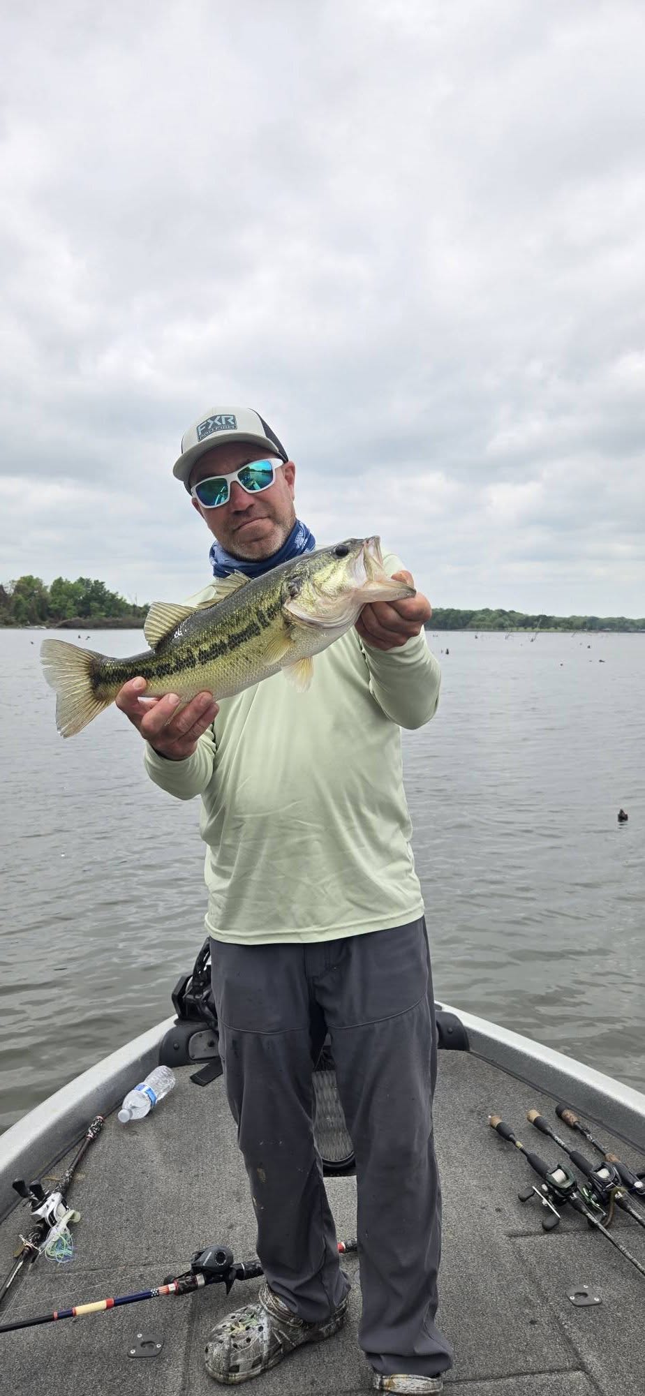 Spotted bass caught while fishing in Quitman TX