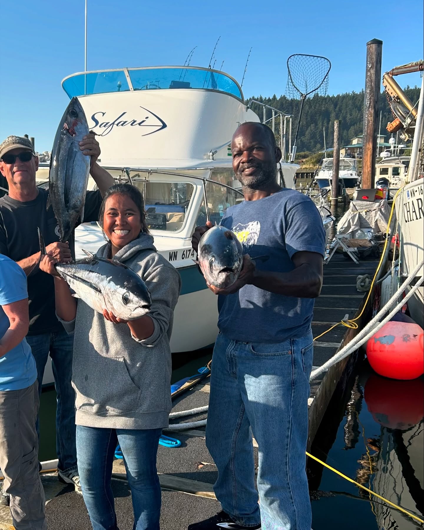 Two Blackfin Tuna fish in WA