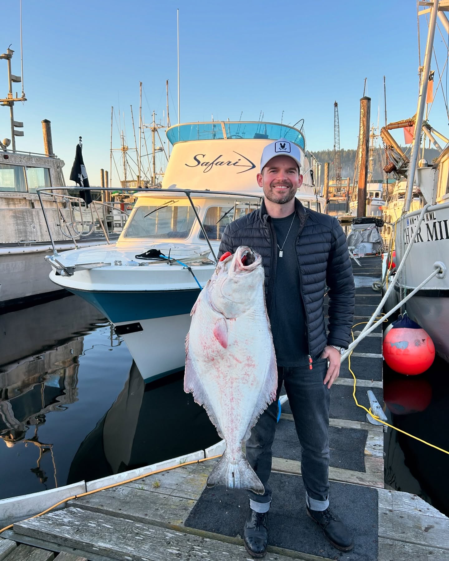 A lone angler fishing in Seattle
