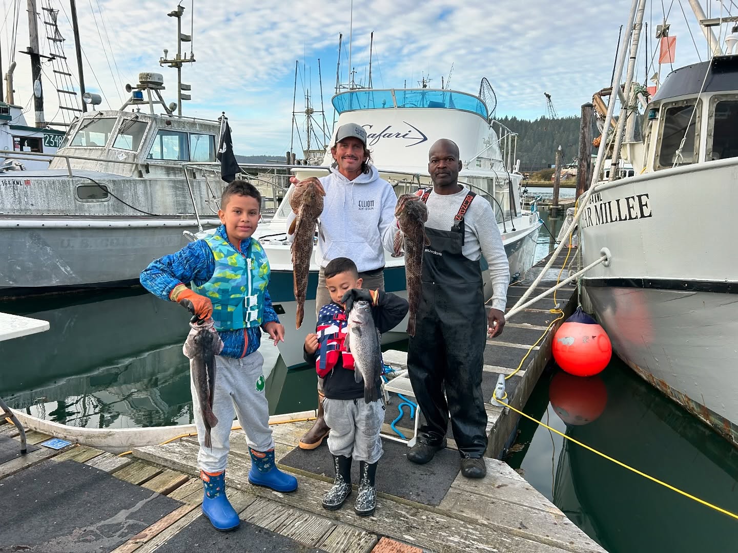3 big fish caught during fishing tour in Seattle