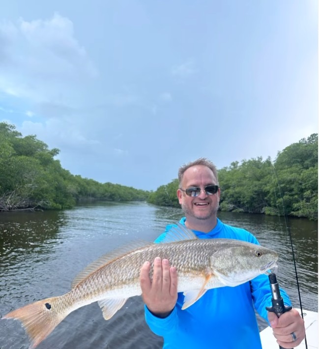 Redfish caught while fishing in FL