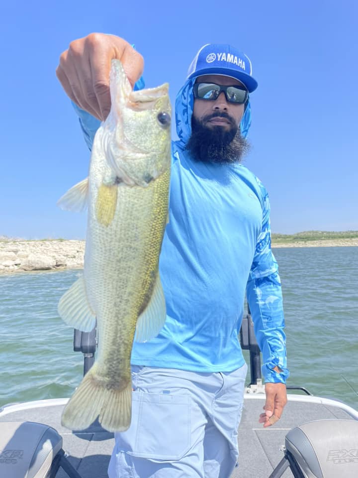 Largemouth Bass caught while fishing in Del Rio