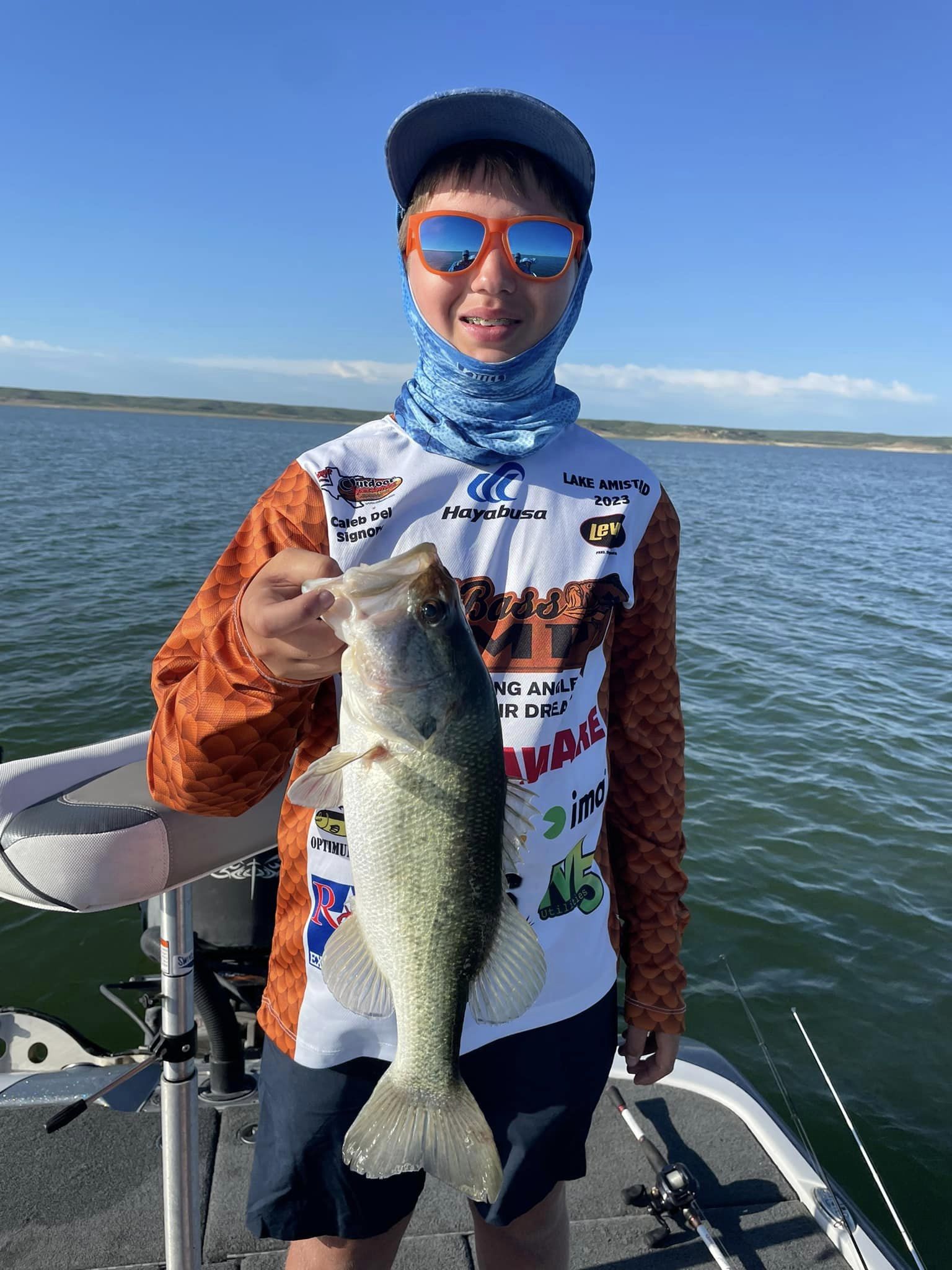 Largemouth Bass caught while fishing in TX