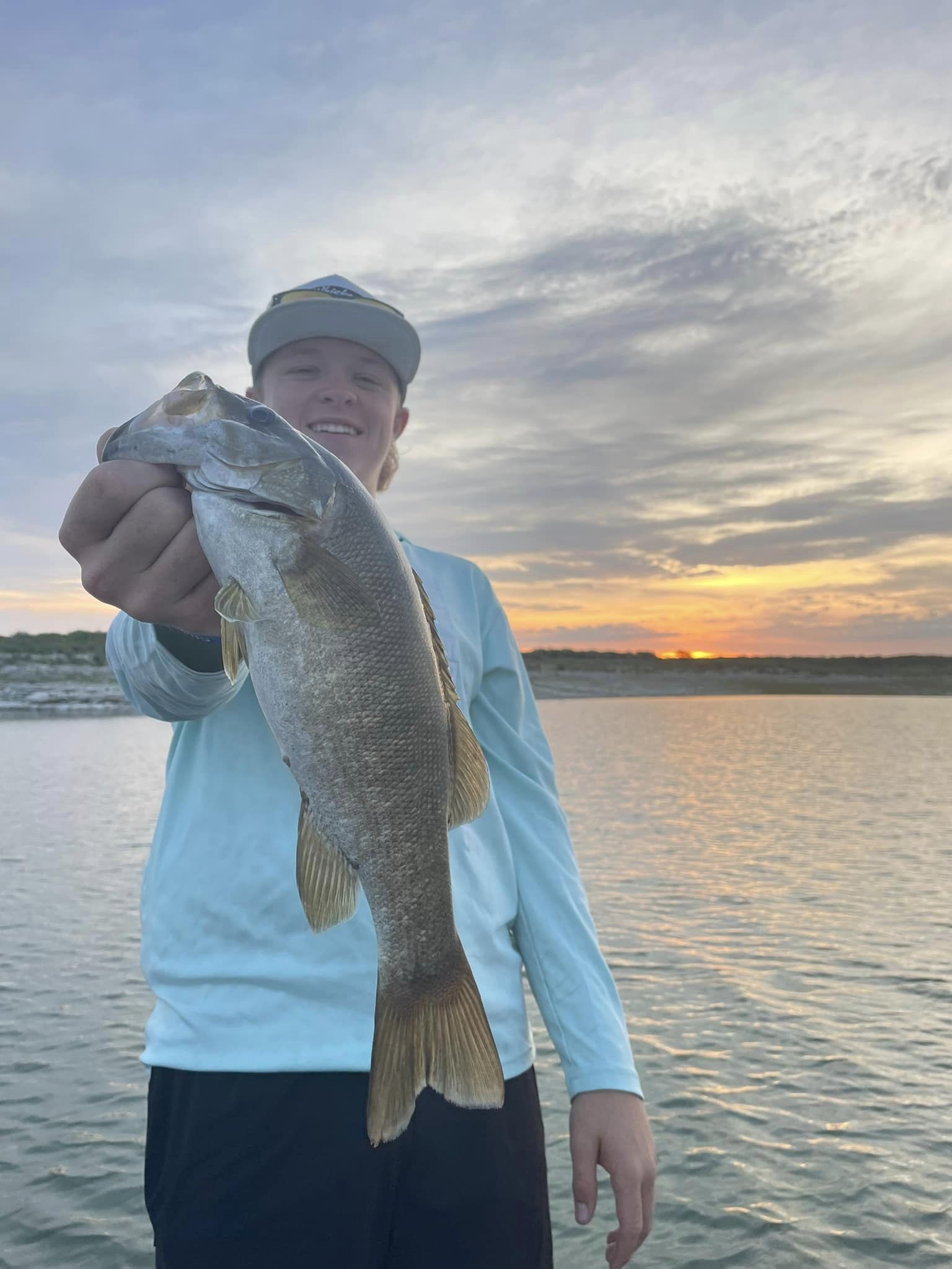 Smallmouth bass fishing in TX