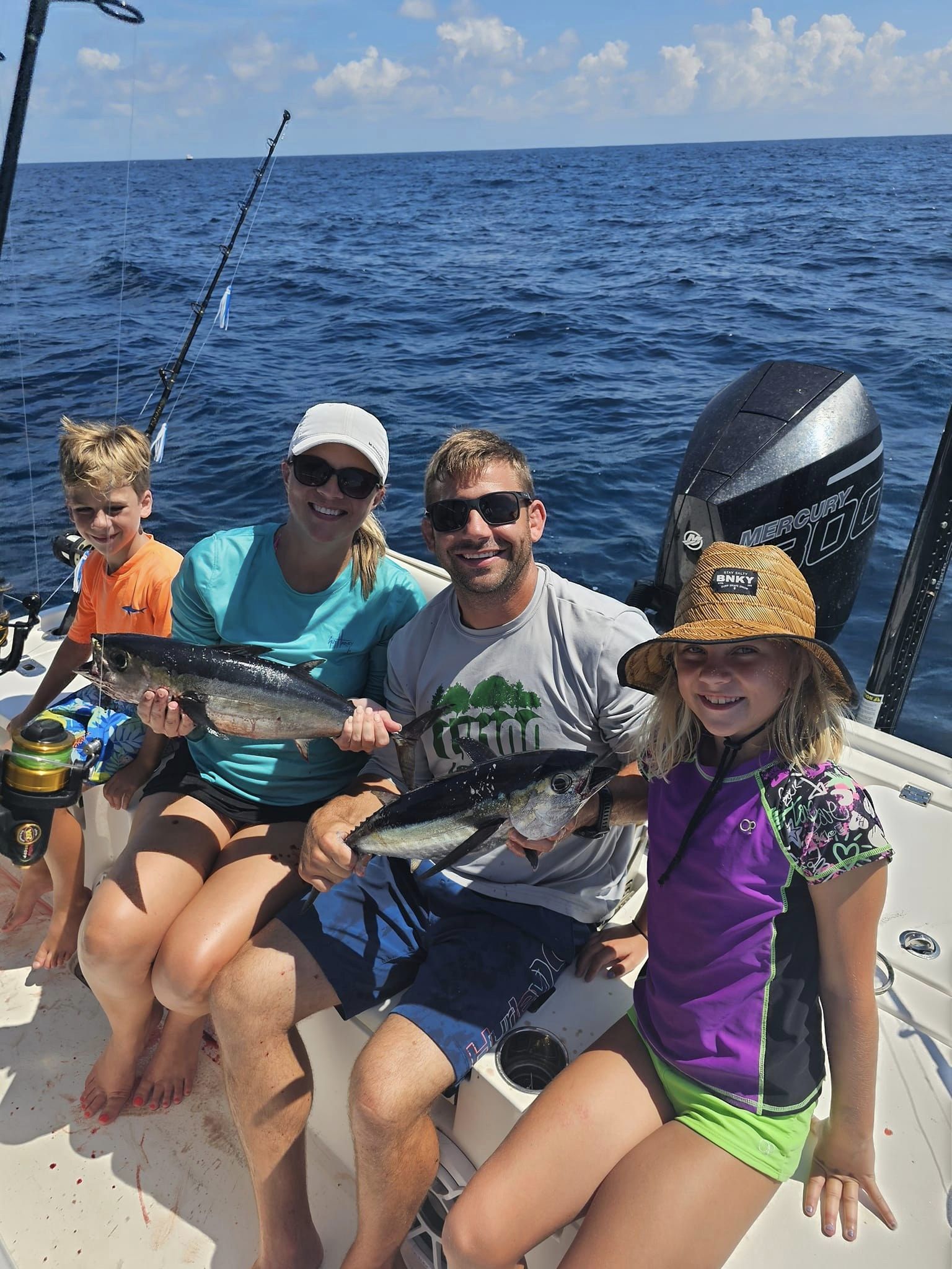 Two blackfin and yellowfin tuna caught in FL