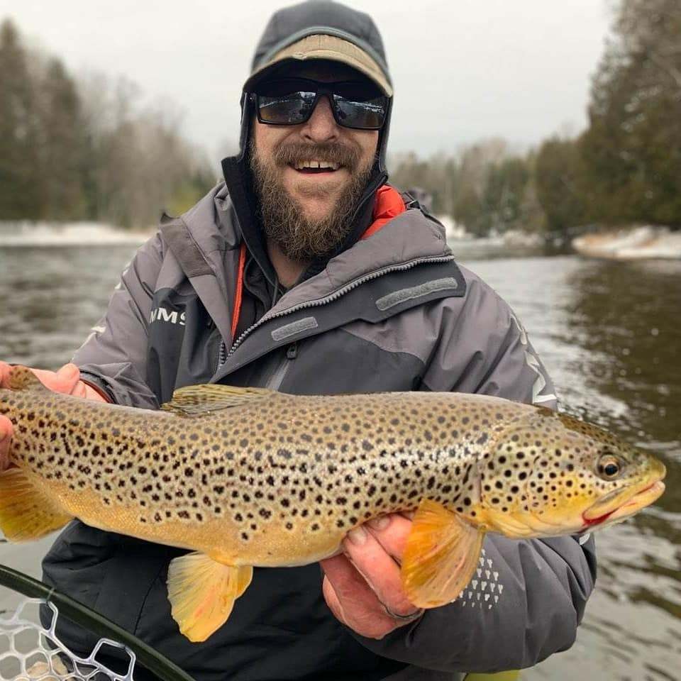 One person fishing in MI