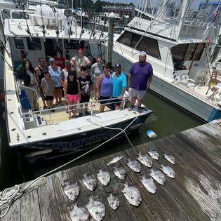 Angler fishing in Hampton, Virginia