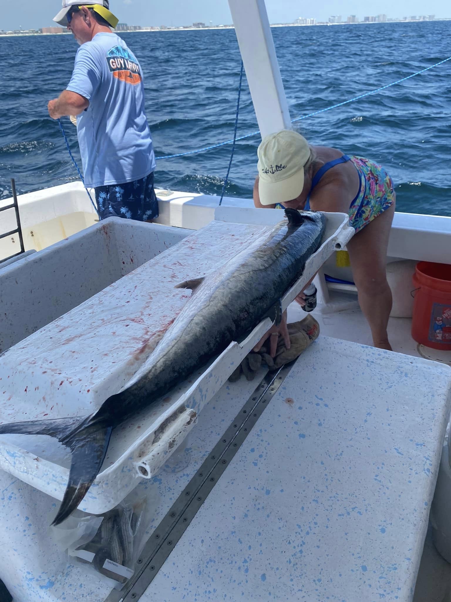 One fisherman fishing in Florida