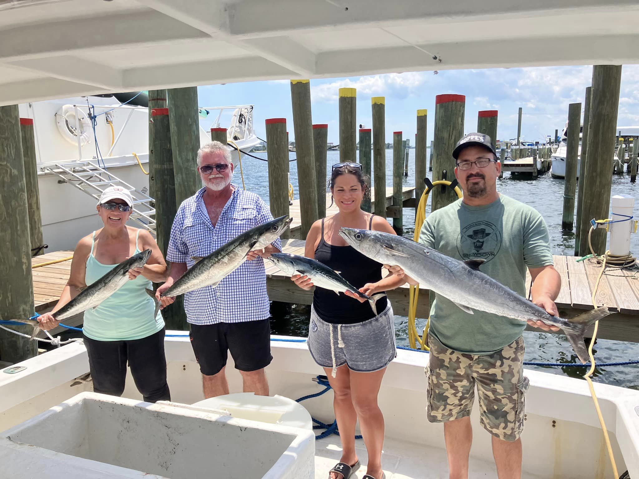 Three large king mackerel caught in Fort Walton Beach