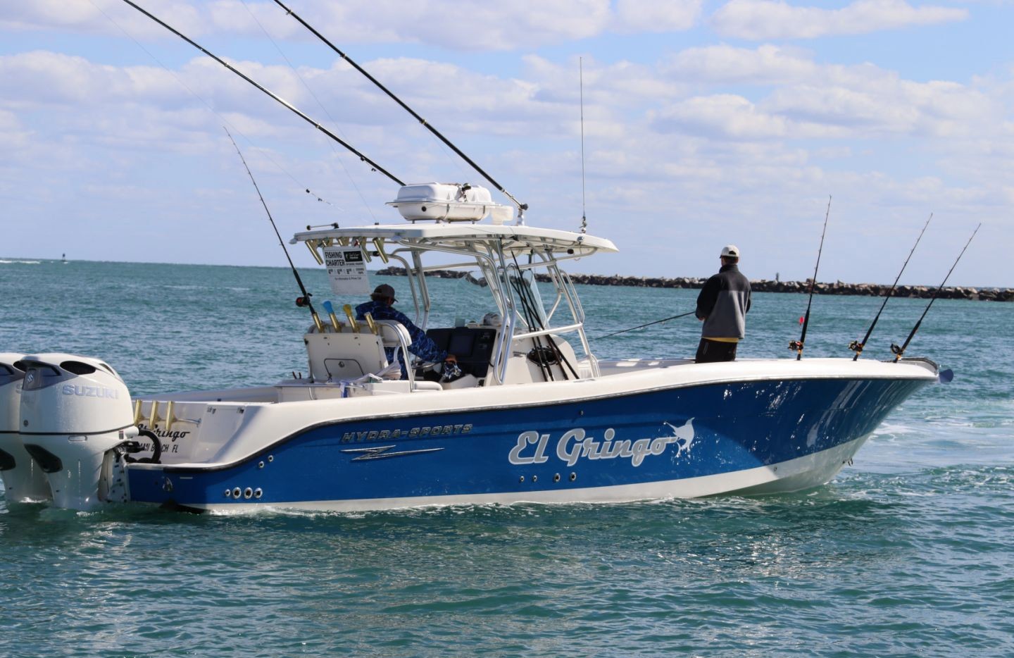 Lone angler fishing in Florida