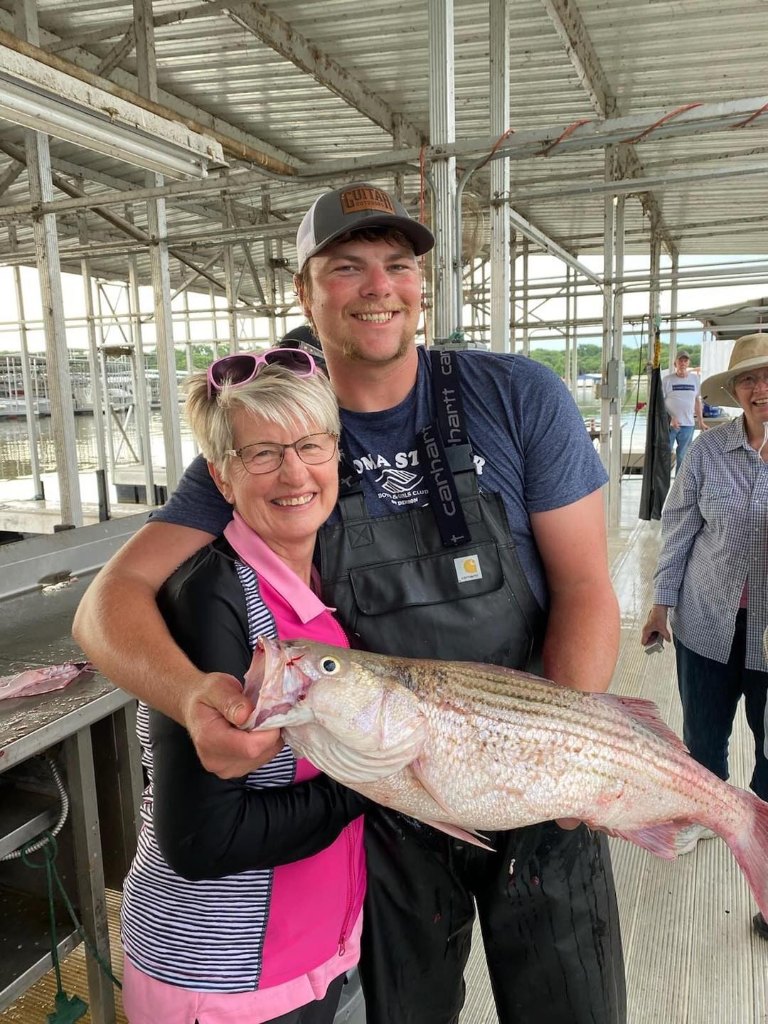 Striped bass caught in OK