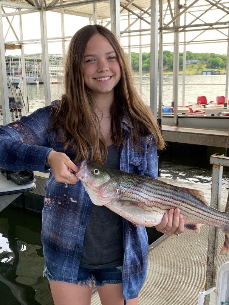 Striped bass caught in OK
