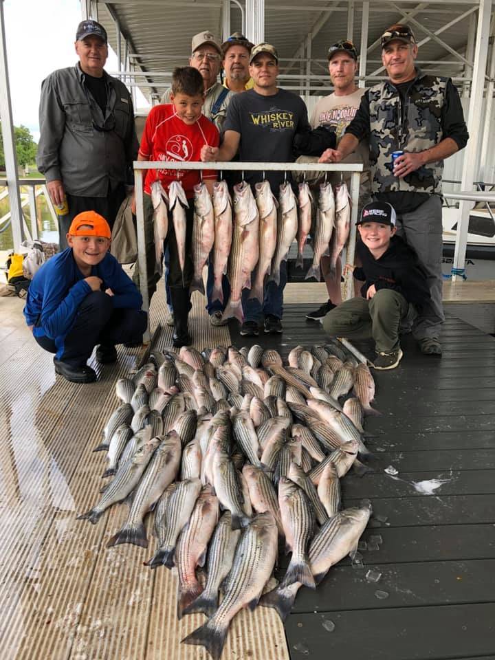Two striped bass caught in Kingston