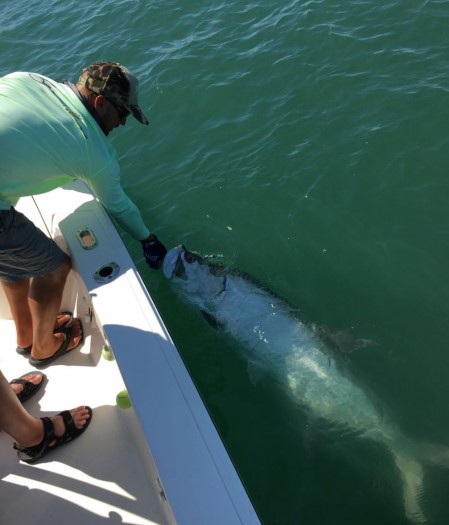 Angler with 14-inch fish in Florida