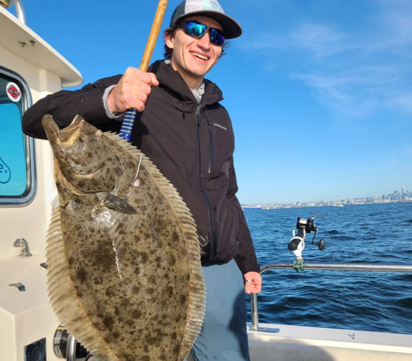 Fishing in California with one fish