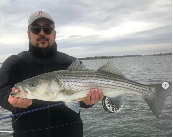 Striped bass caught on fishing trip in MA