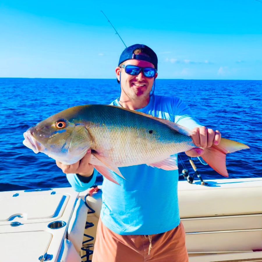 Angler with a big fish in Key West