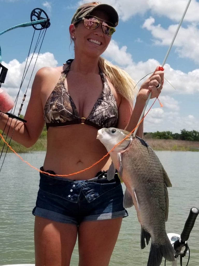 A lone angler fishing in TX