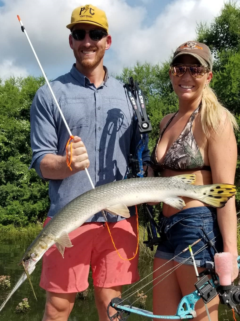 Longnose Gar, a huge 28-inch fish, caught in Hockley