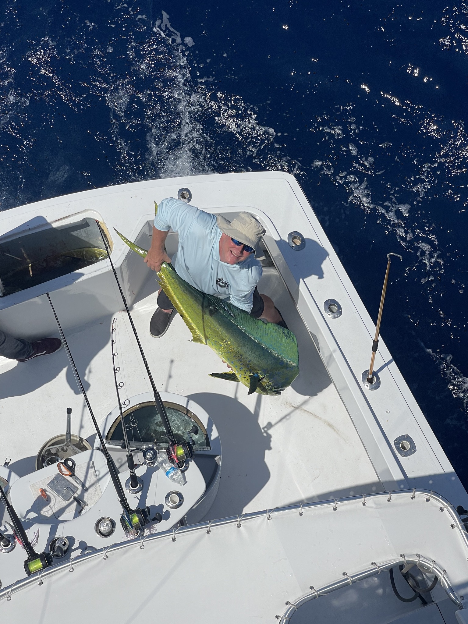 Single angler fishing in Fort Lauderdale