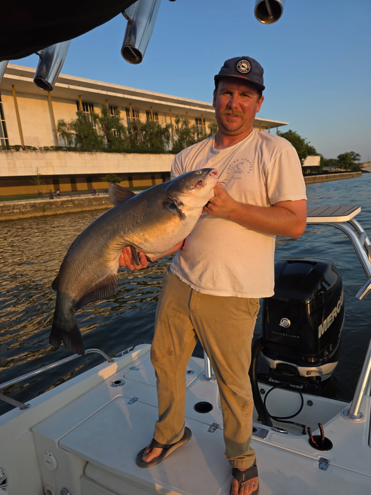 Angler fishing in DC