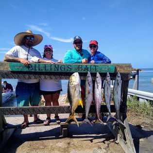 4 large fish caught in Corpus Christi during fishing trip