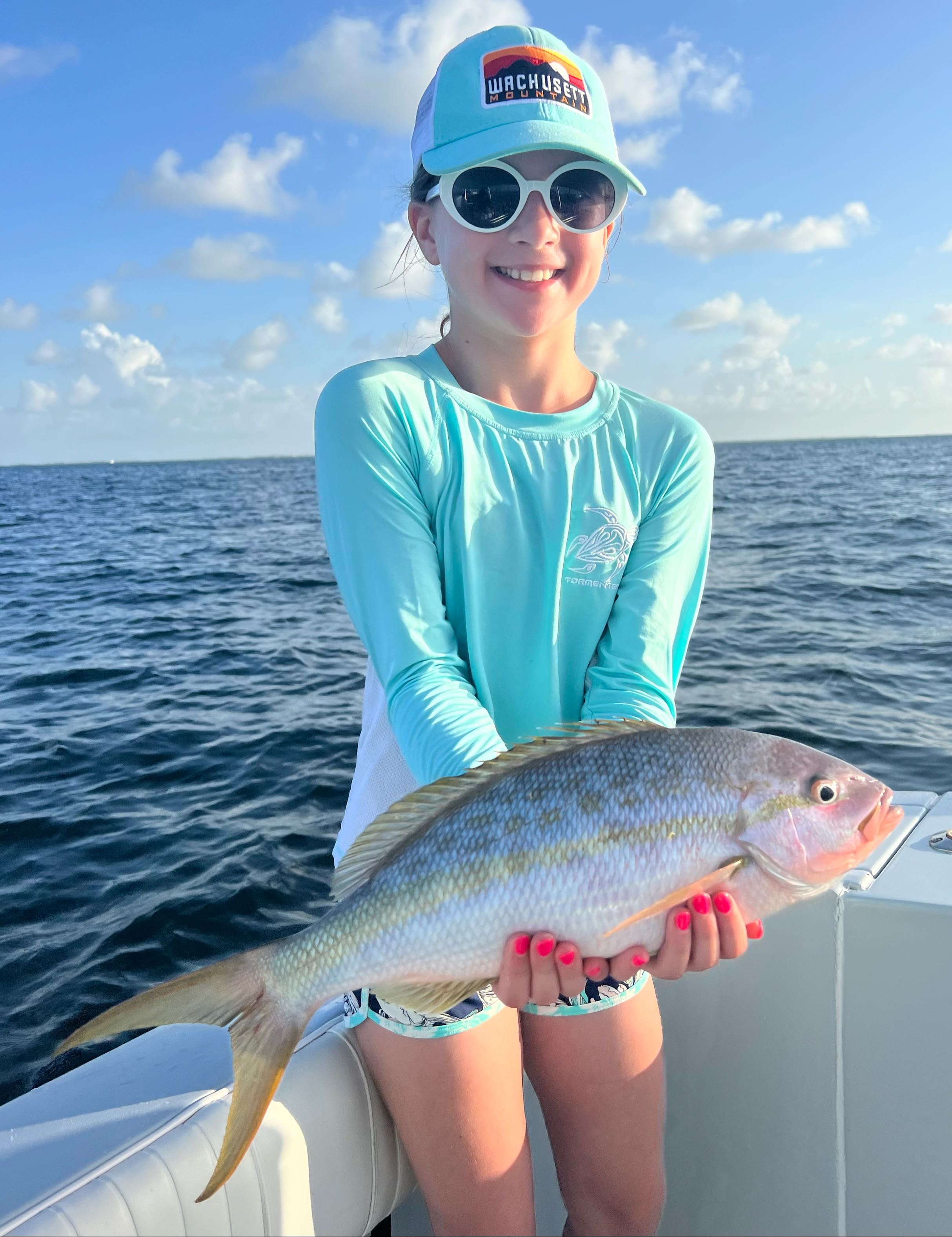 Angler with big fish catch in Florida