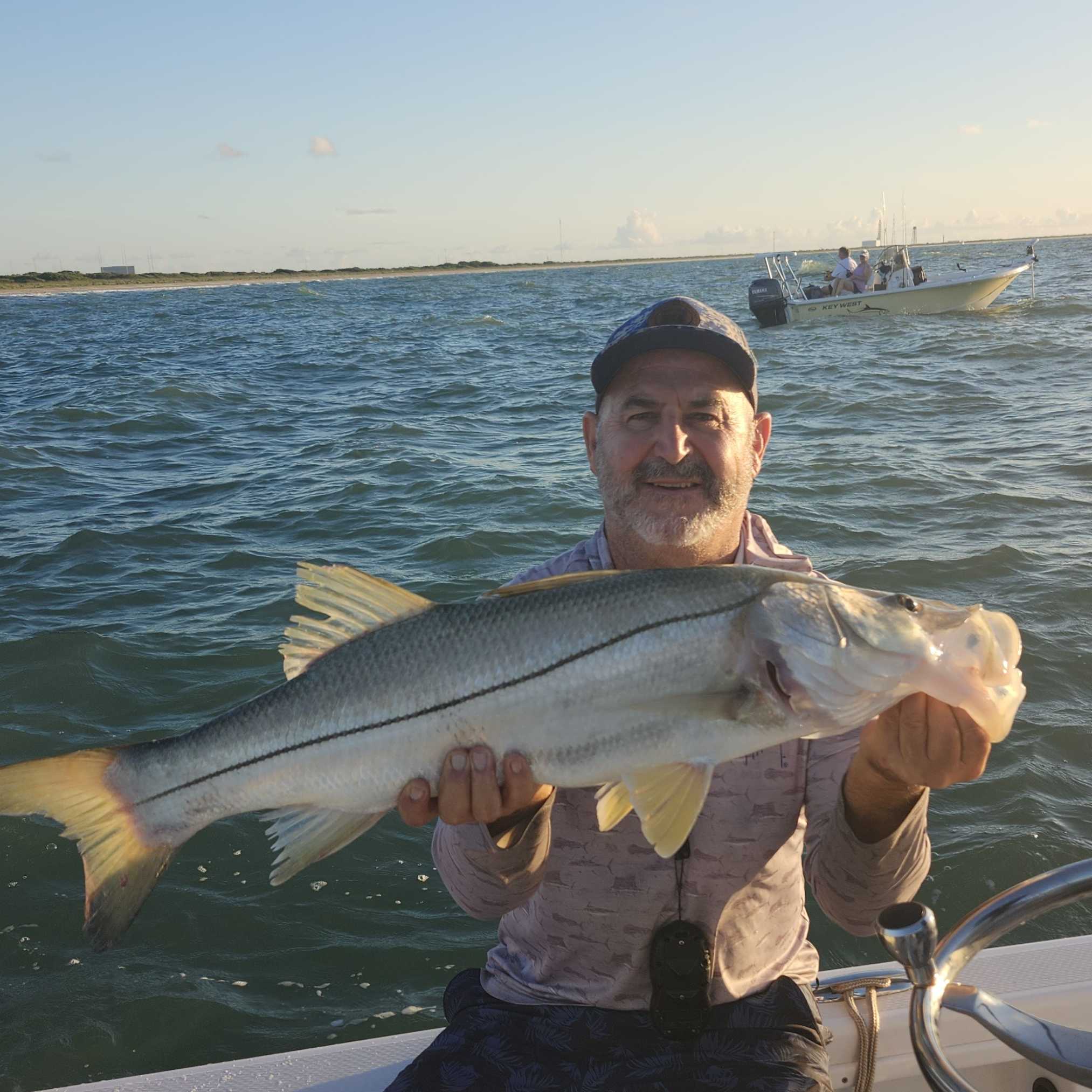 Snook fish caught by 2 people in Orlando, Florida