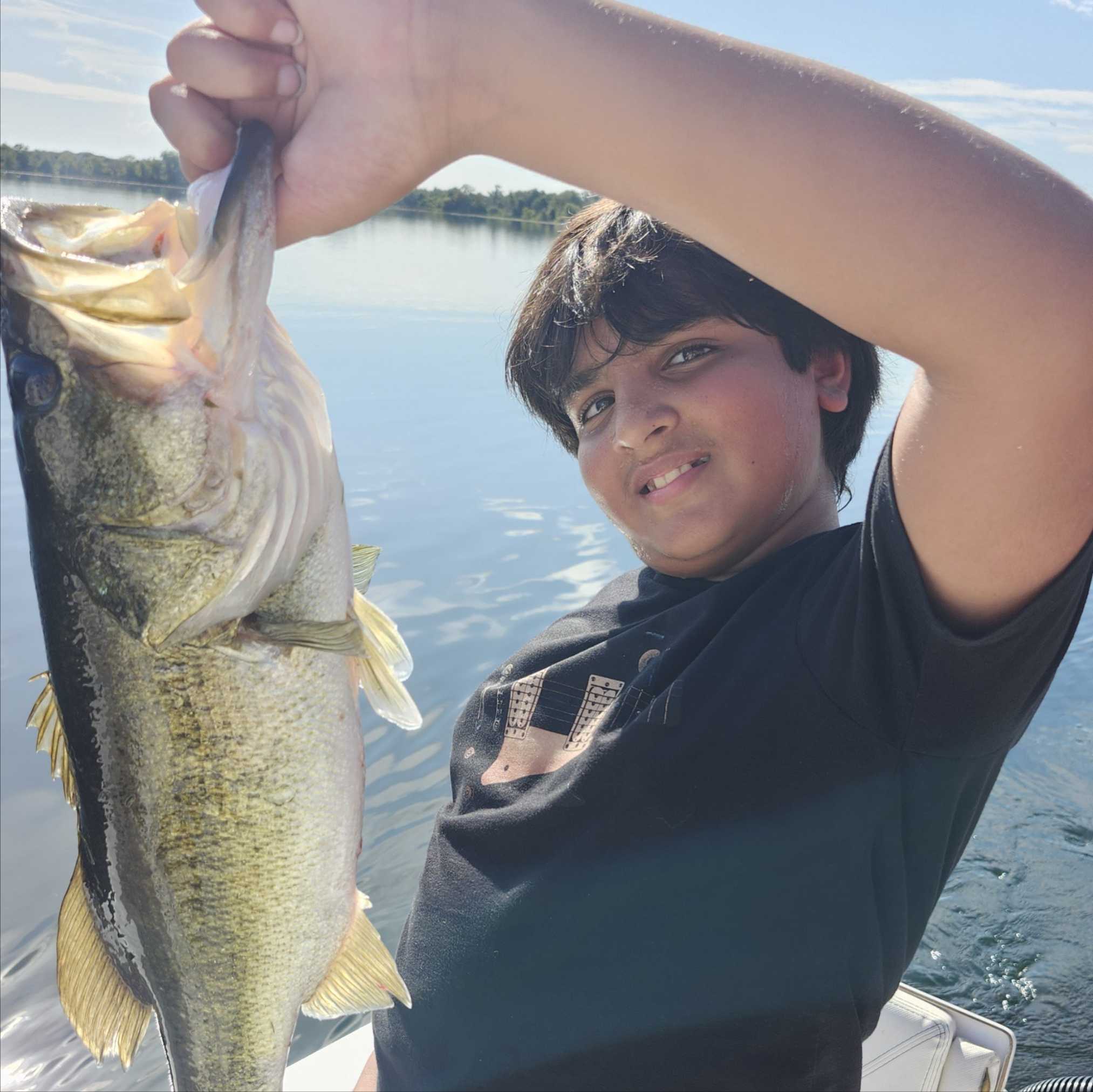 Angler with 1 large fish caught in FL